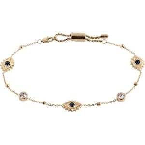 Alex and Ani Evil Eye Anklet(Stainless Gold)