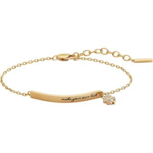 Alex and Ani Mantra In-Line Bracelets(Stainless Gold)