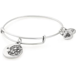 Alex and Ani Moon + Star Expandable Charm Bangle Bracelet