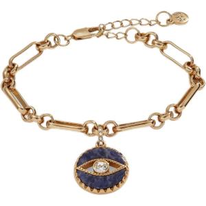 Alex and Ani Sodalite Evil Eye Chain Bracelet