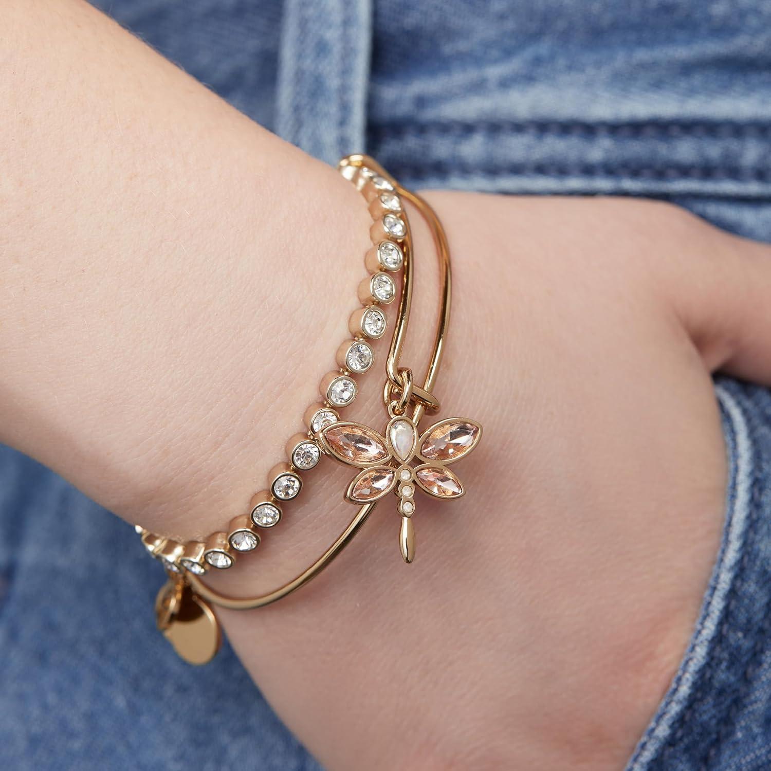 imageAlex and Ani Crystal Dragonfly Bangle