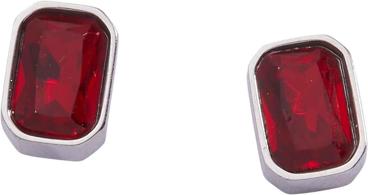 imageAlex and Ani EmeraldCut Birthstone Stud 7 Stainless Silver