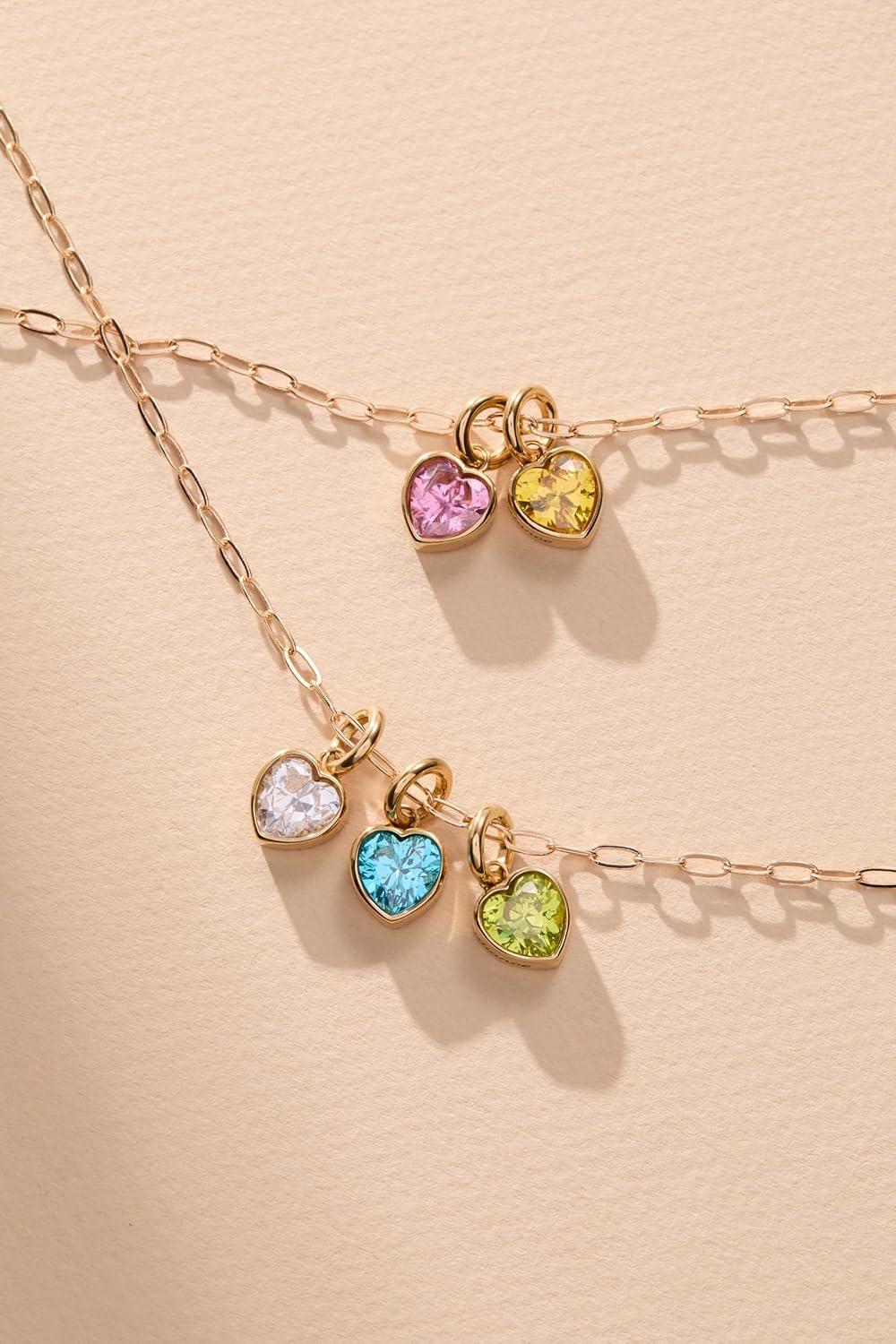 imageAlex and Ani Heart Birthstone CharmsBalance