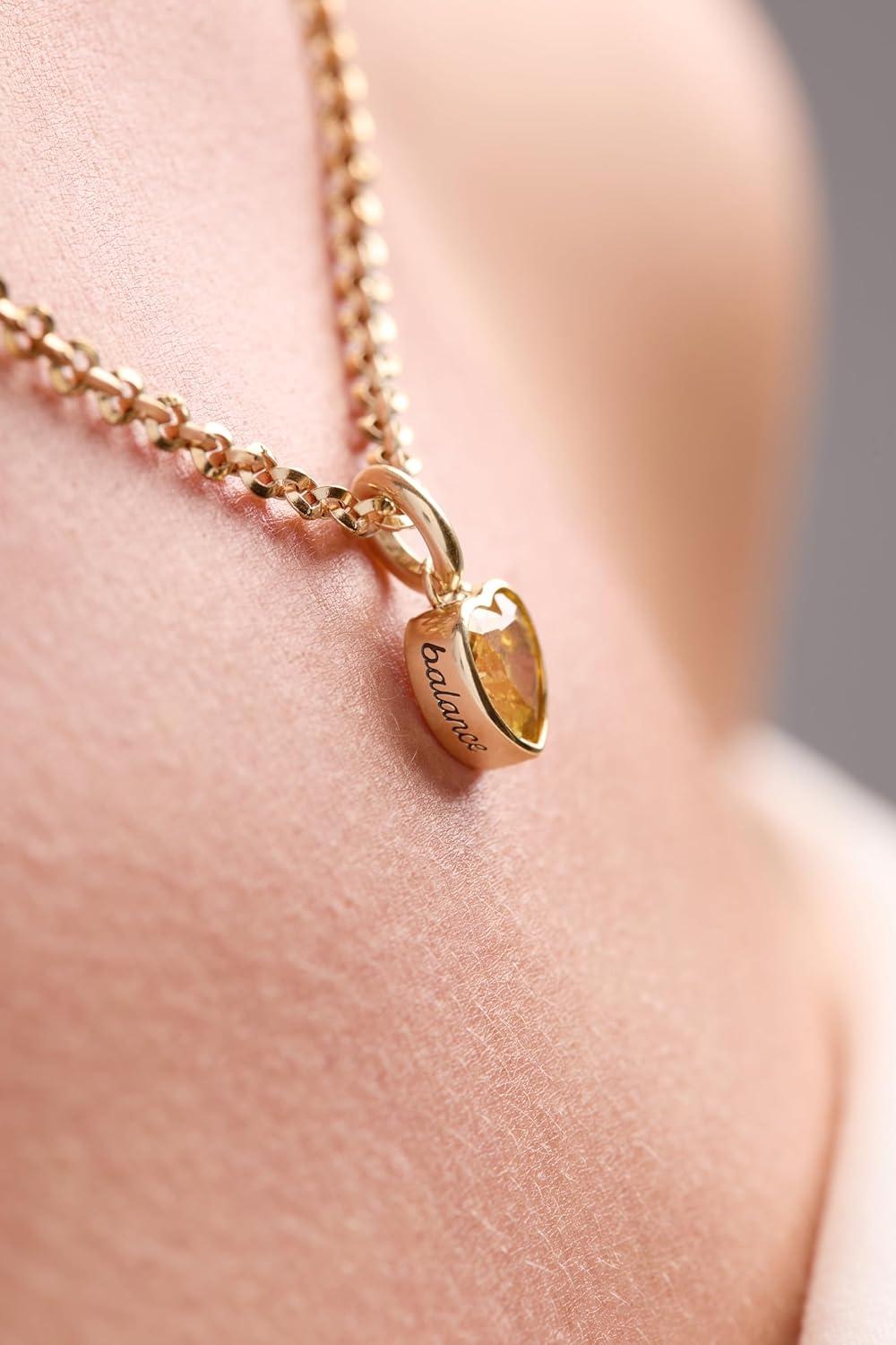 imageAlex and Ani Heart Birthstone CharmsBalance