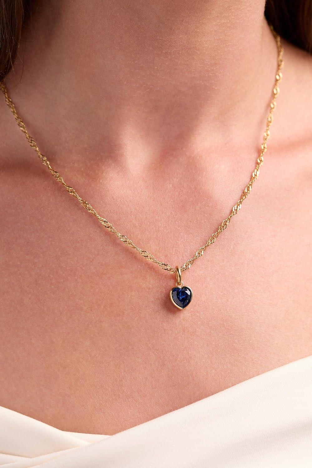 imageAlex and Ani Heart Birthstone CharmsProtection