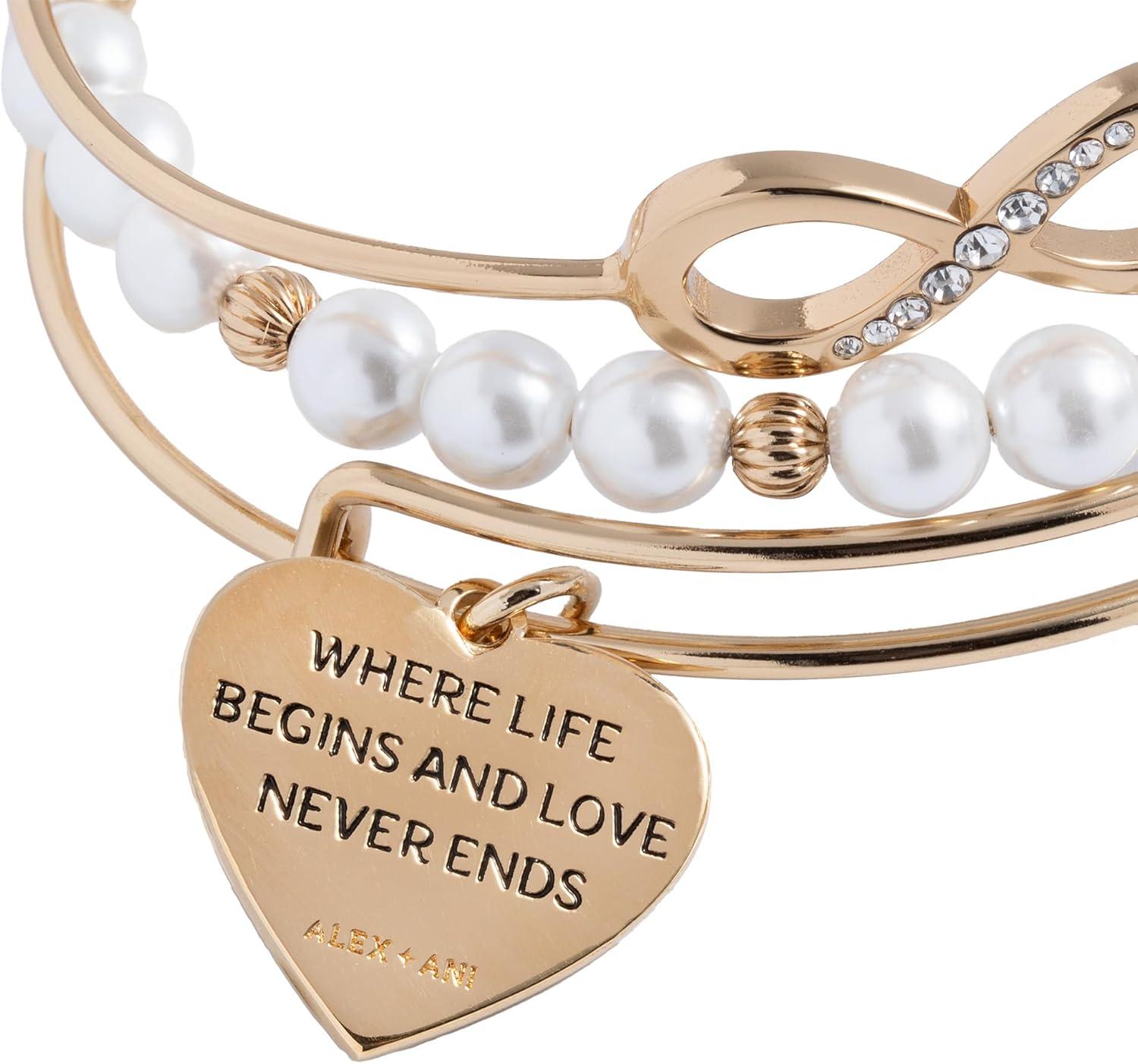 imageAlex and Ani Paws of Love Bracelet Set of 3Shiny Gold