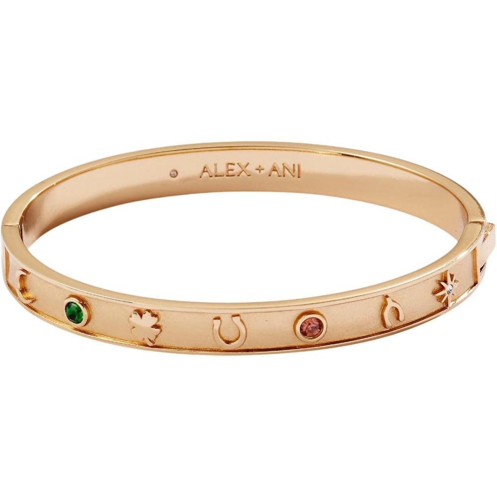 imageAlex and Ani Lucky Hinge Bangle Shiny Gold