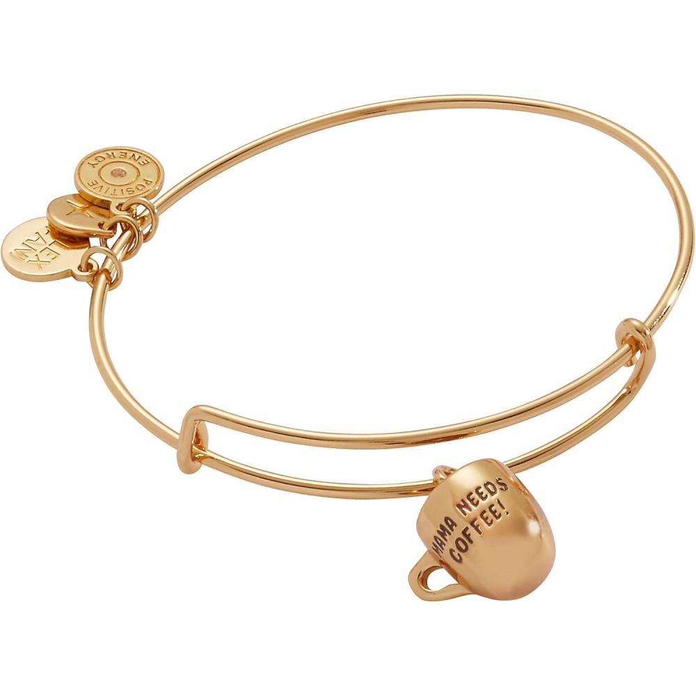 imageAlex and Ani Mama Needs Coffee Mug Charm BangleMama Needs Coffee Gold