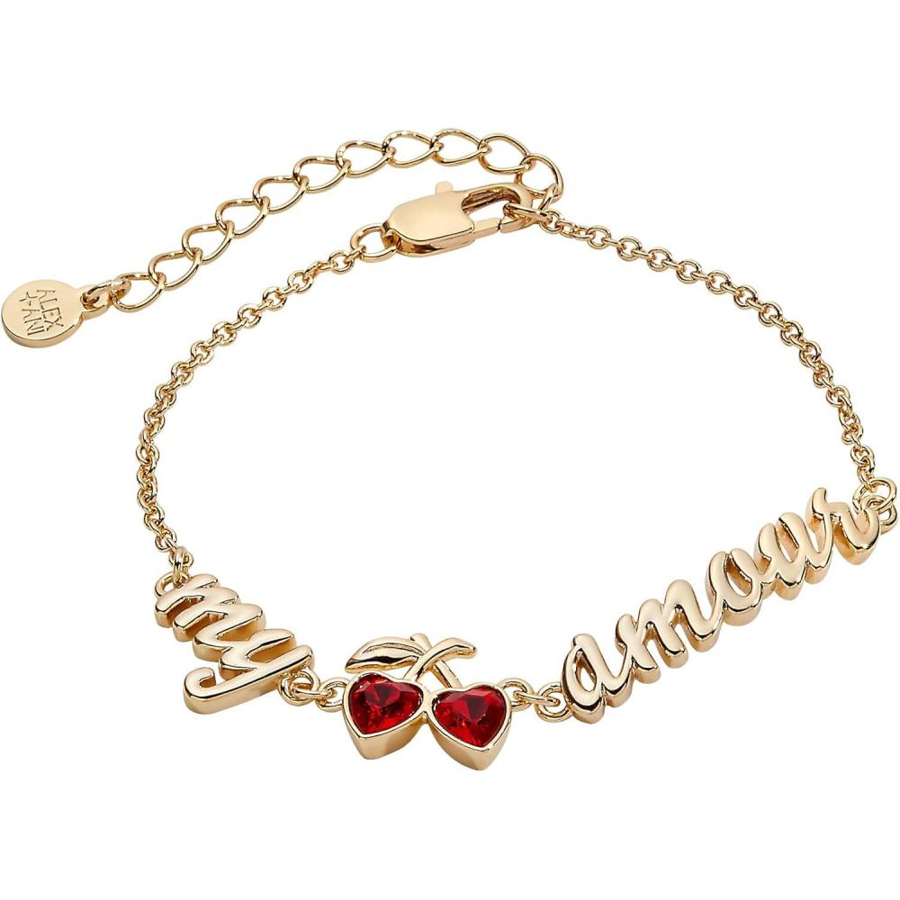 imageAlex and Ani My Cherry Amour Linear Bracelet Shiny Gold