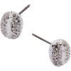 imageAlex and Ani Coffee Bean Pave Stud Earring Shiny Silver
