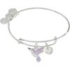 imageAlex and Ani Joy Hummingbird Duo Charm Bangle Bracelet