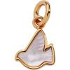 imageAlex and Ani Pearlized Dove charm Shiny Gold