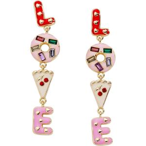 Alex and Ani Sweet Shop Love Linear Earring, Shiny Gold