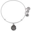 imageAlex and Ani Water Lily Charm Expandable Bangle Bar Bracelet