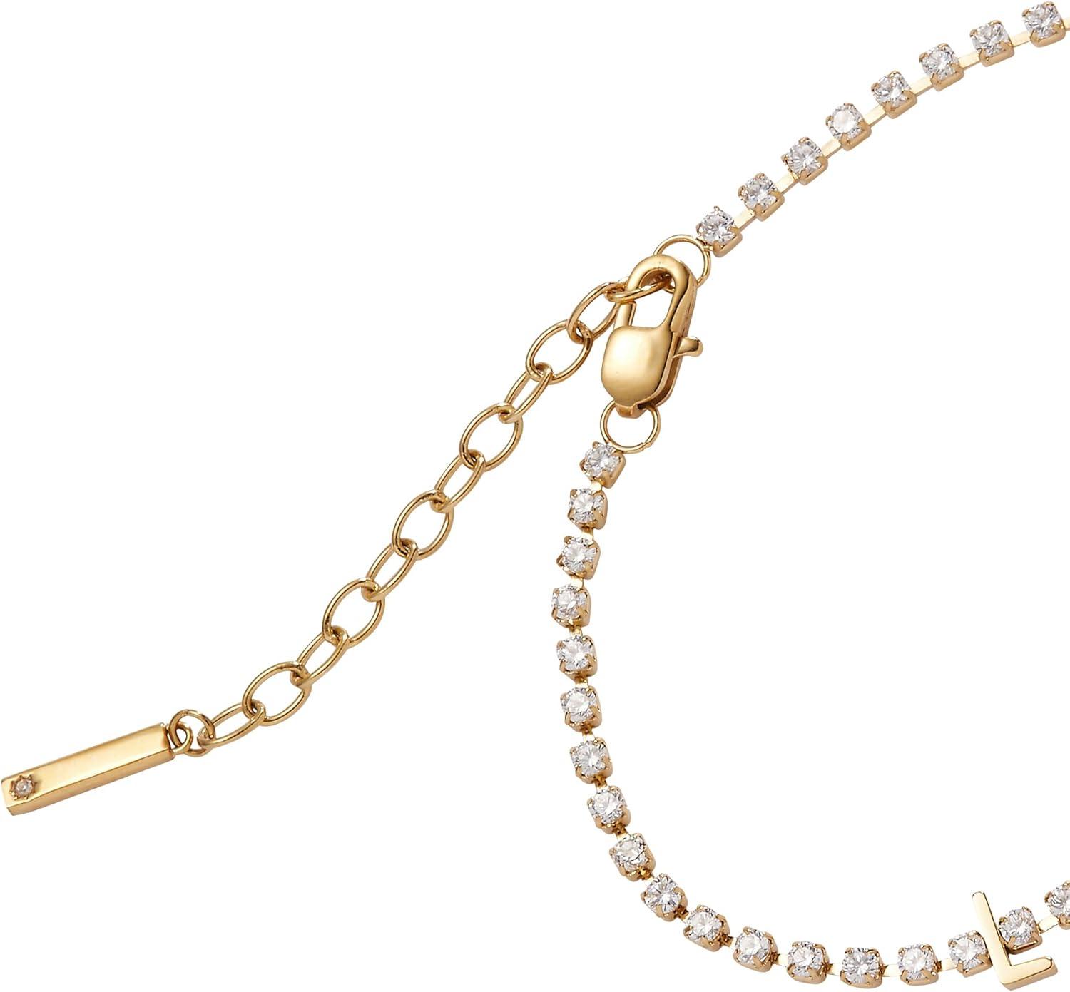 imageAlex and Ani Love Crystal Tennis BraceletStainless Gold