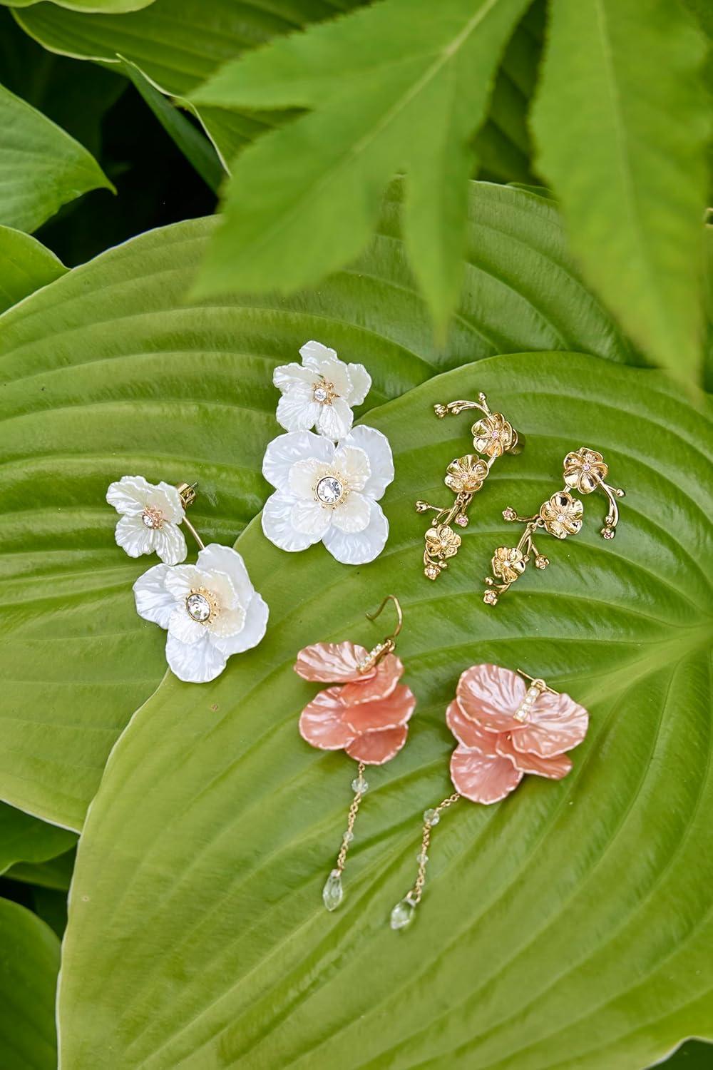 imageAlex and Ani New York Botanical Garden Floral EarringsAlex and Ani New York Botanical Garden Poppy Statement Earrings