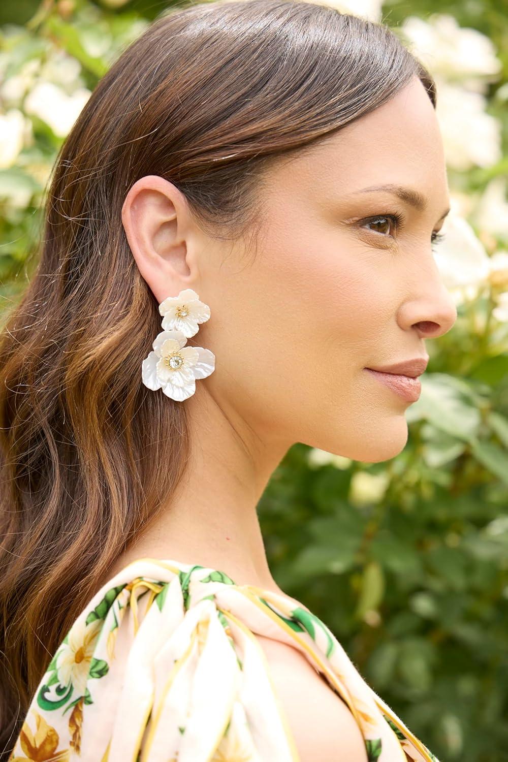 imageAlex and Ani New York Botanical Garden Floral EarringsAlex and Ani New York Botanical Garden Poppy Statement Earrings