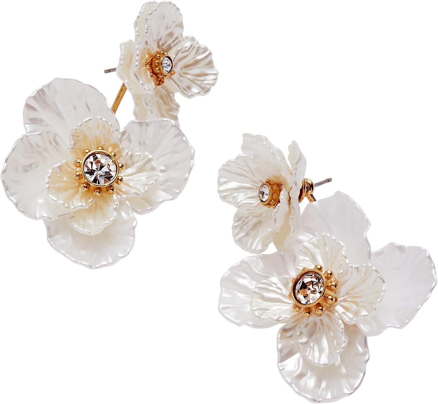 imageAlex and Ani New York Botanical Garden Floral EarringsAlex and Ani New York Botanical Garden Poppy Statement Earrings