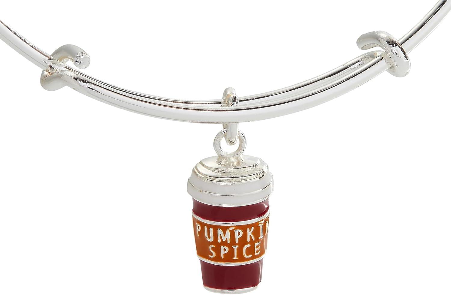imageAlex and Ani Pumpkin Spice Latte BanglePumpkin Spice To Go Cup Charm Bangle