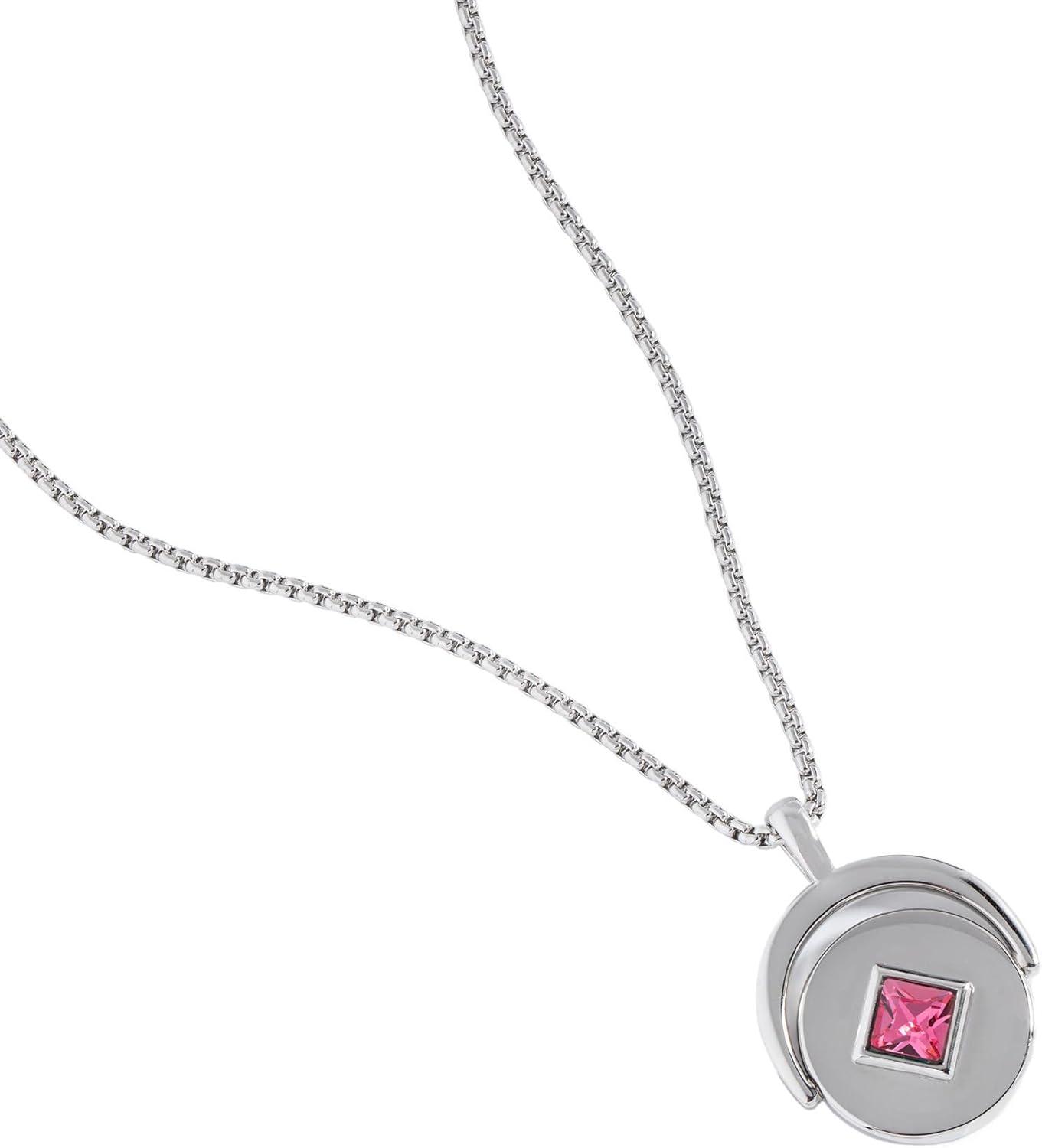 imageAlex and Ani September Birthstone and Flower Flip Charm NecklaceStainless Silver