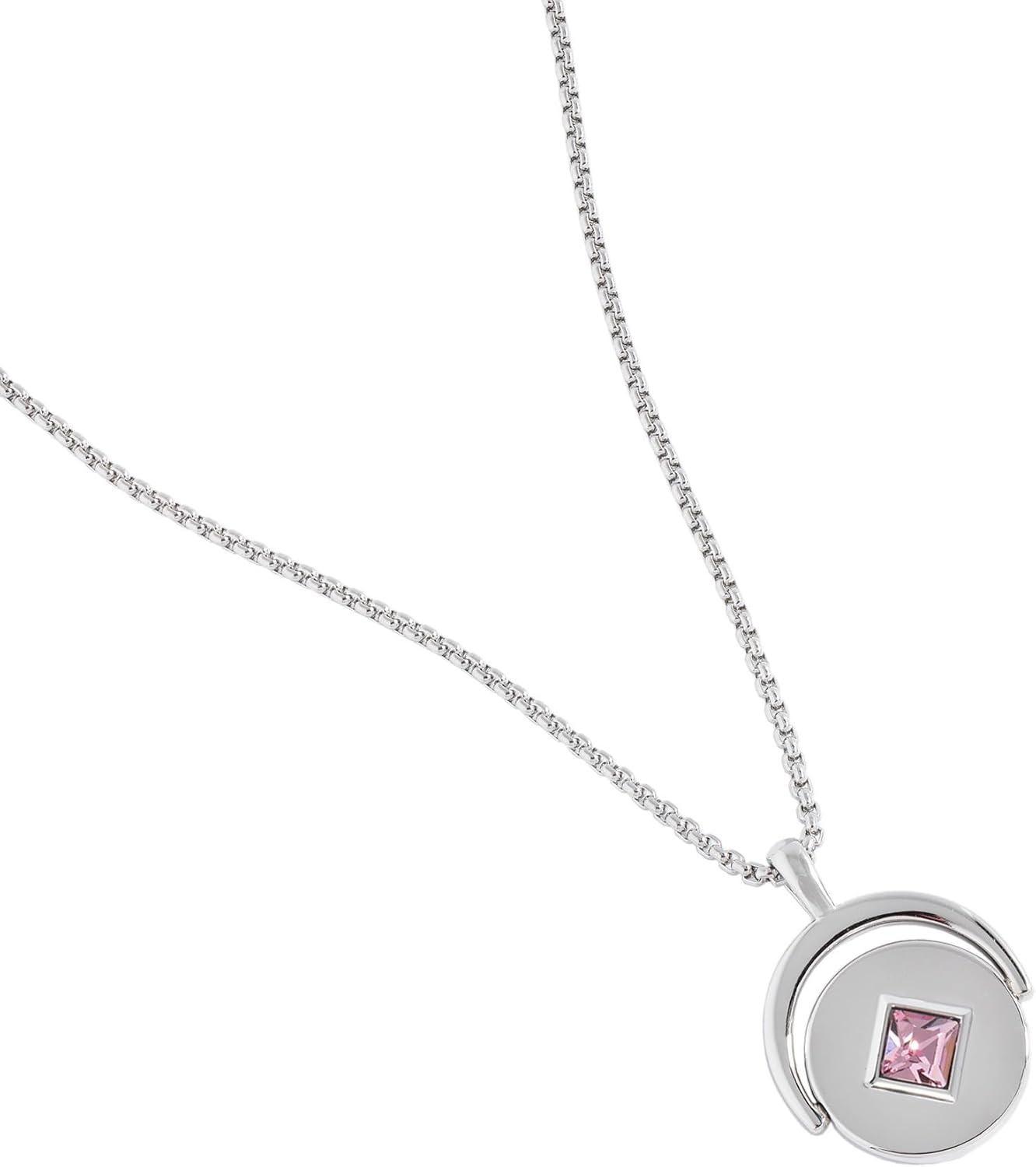 imageAlex and Ani September Birthstone and Flower Flip Charm NecklaceStainless Silver
