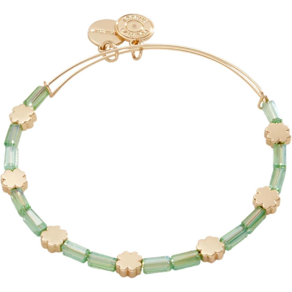 imageAlex and Ani Clover  Crystal Accent Beaded Bangle Bracelet