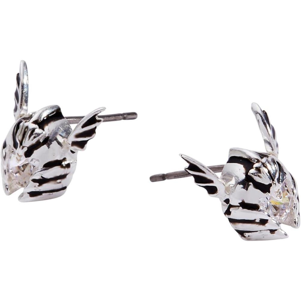 imageAlex and Ani HOUSE OF THE DRAGON Earrings  Inspired Hoops amp Studs NickelFree Hypoallergenic FinishDaemon Targaryen Stud Antique Silver