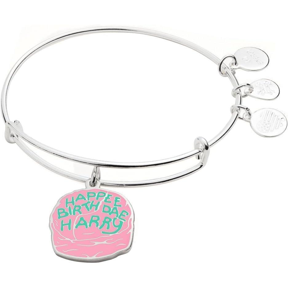 imageAlex and Ani Harry Potter Celebrate Cake Charm BangleShiny Silver