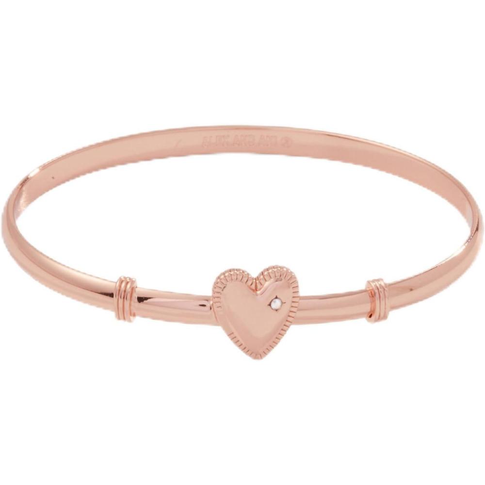 imageAlex and Ani Heart Clip Bangle BraceletRose Gold