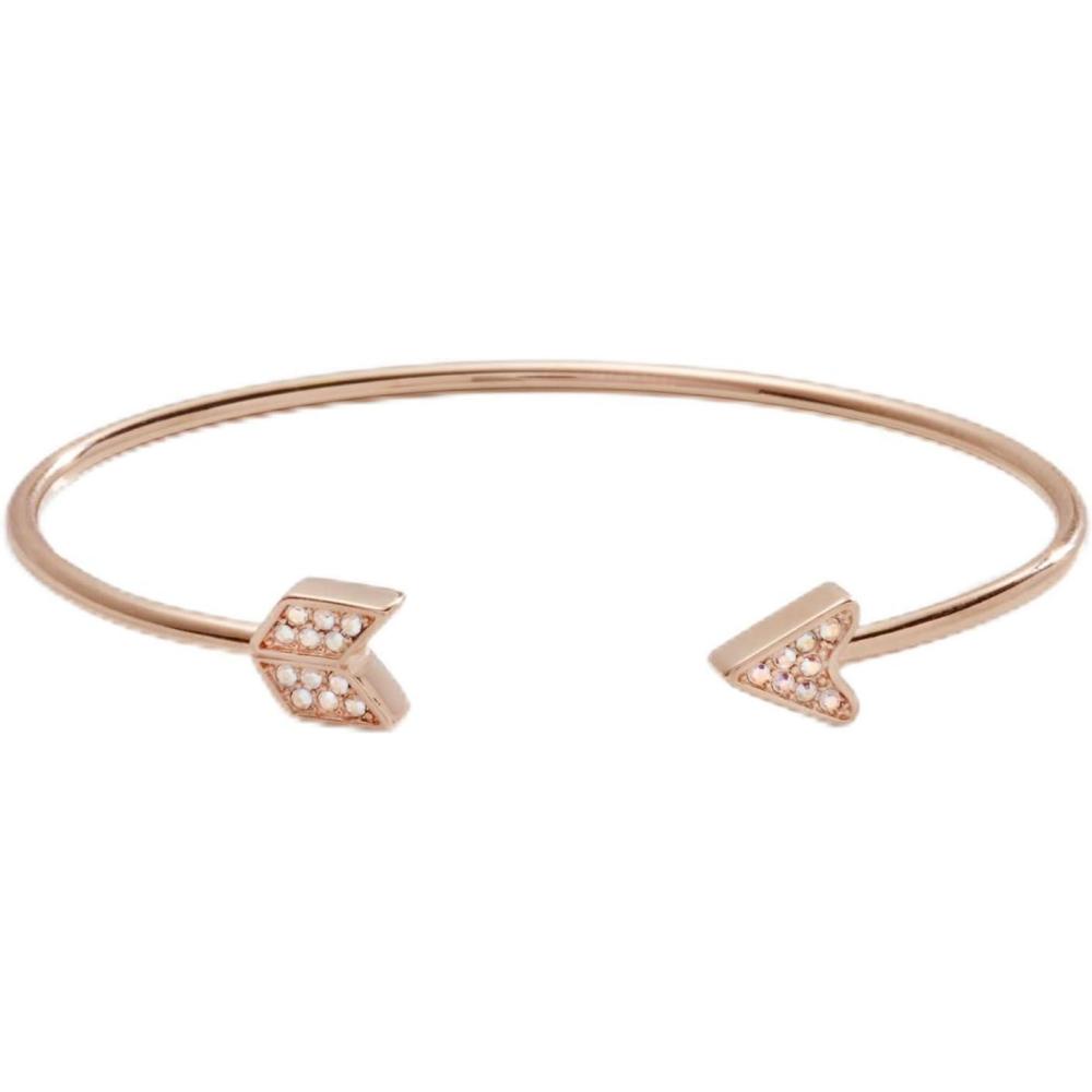 imageAlex and Ani Pave Arrow Flex CuffShiny Rose Gold Pink