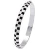 imageAlex and Ani Black amp White Checker Hinge Bangle