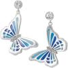 imageAlex and Ani Butterfly Crystal Drop Earrings