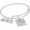 imageAlex and Ani Celebrate Congratulations Expandable Wire BangleSilver