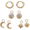 Mix & Match Earring Set of 4 (Stainless Gold)