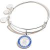 imageAlex and Ani Collaborations Expandable Bangle for Women Shiny Silver Finish 2 to 35 inUnited States Air Force