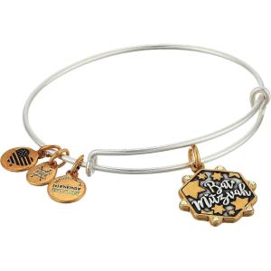 Alex and Ani Bat Mitzvah Expandable Charm Bangle Bracelet