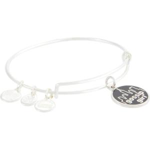 Alex and Ani Color Infusion Gossip Girl Bangle Bracelet(Shiny Silver)