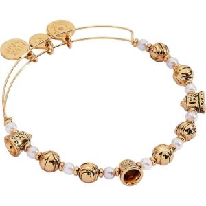 Alex and Ani Holiday Silver Bells Bangle(Shiny Gold)