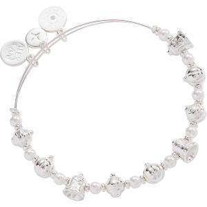 Alex and Ani Holiday Silver Bells Bangle(Silver)