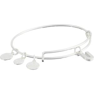 Alex and Ani Initial U III Bangle Bracelet(Silver)