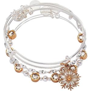 Alex and Ani Snowflake Bangle Set of 3