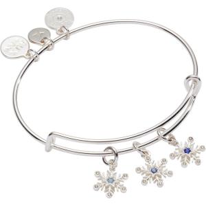 Alex and Ani Snowflake Bracelets(Snowflake Charm Bangle)
