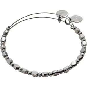 Shimmering Metal Beaded Bangle by Alex and Ani(Brass)