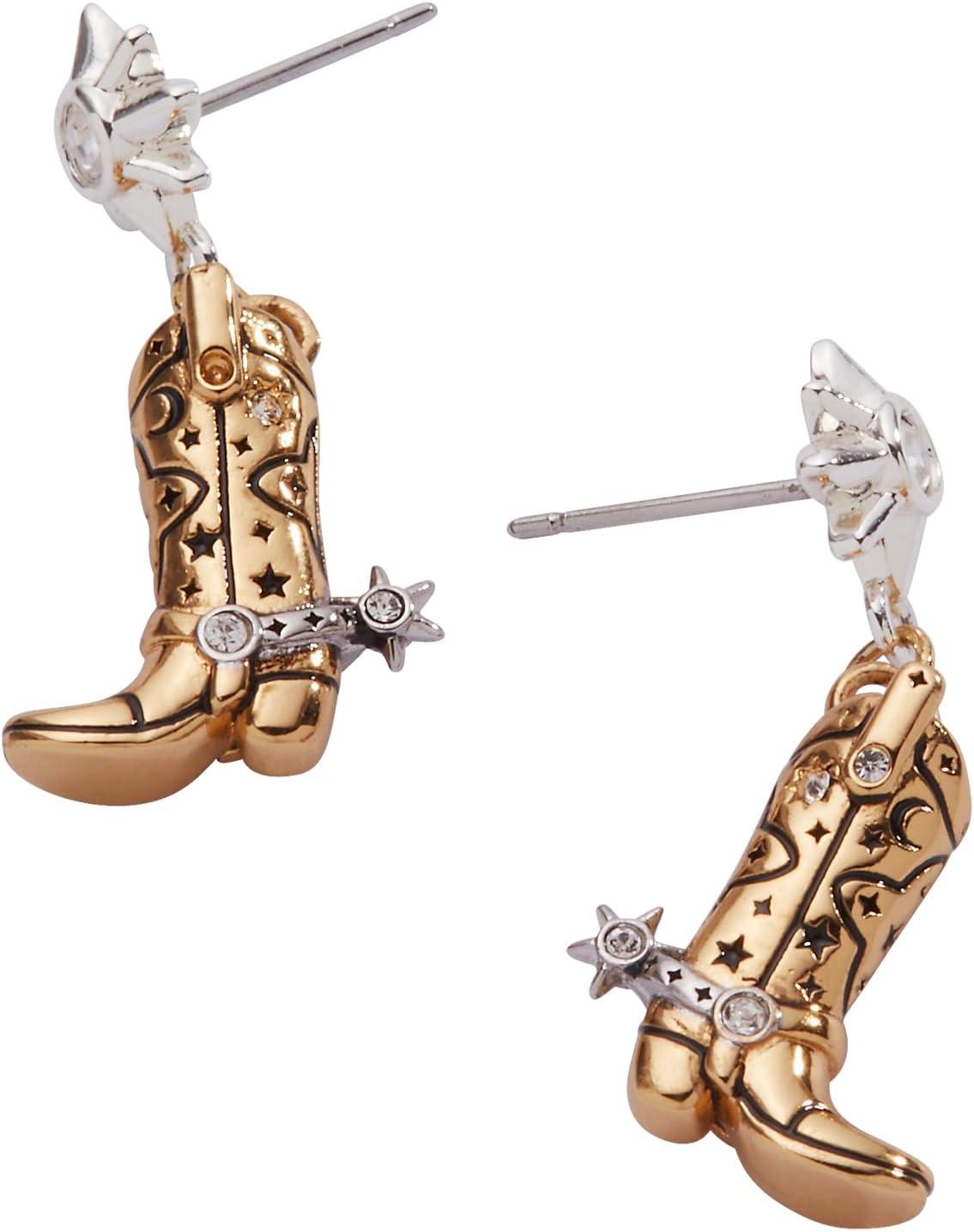 imageAlex and Ani Cowgirl EarringsCowgirl Boot Statement Earrings