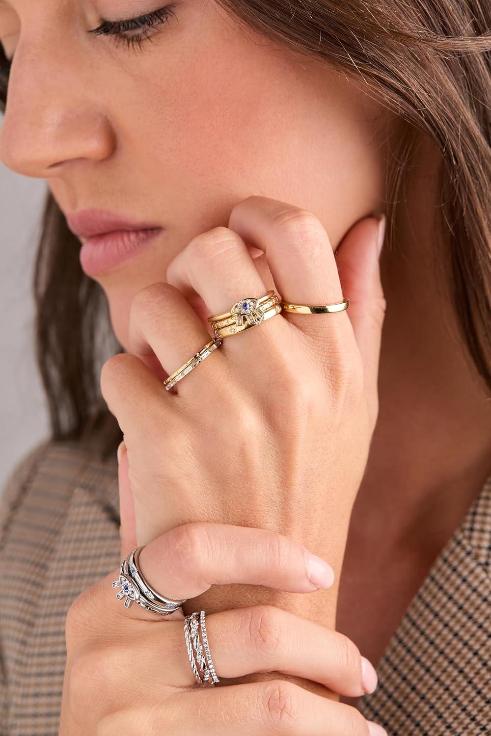 imageAlex and Ani Rope Stacking Ring Set of 3Stainless Silver