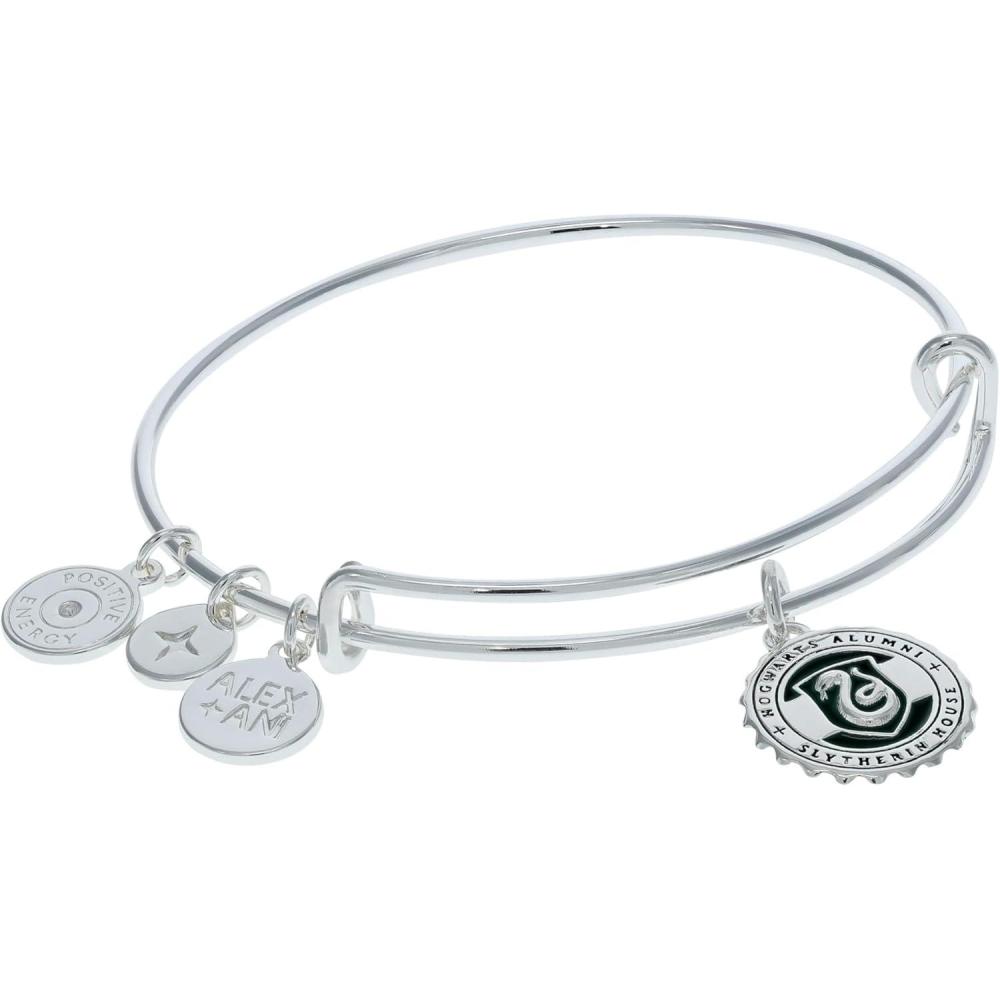 imageAlex and Ani Harry Potter Slytherin House Pendant Necklace AdjustableEngravable Pendant Bracelet