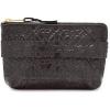imageAlex and Ani Genuine Leather Black Embossed Strap Pouch