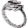 Syrax Bypass Ring (Antique Silver)