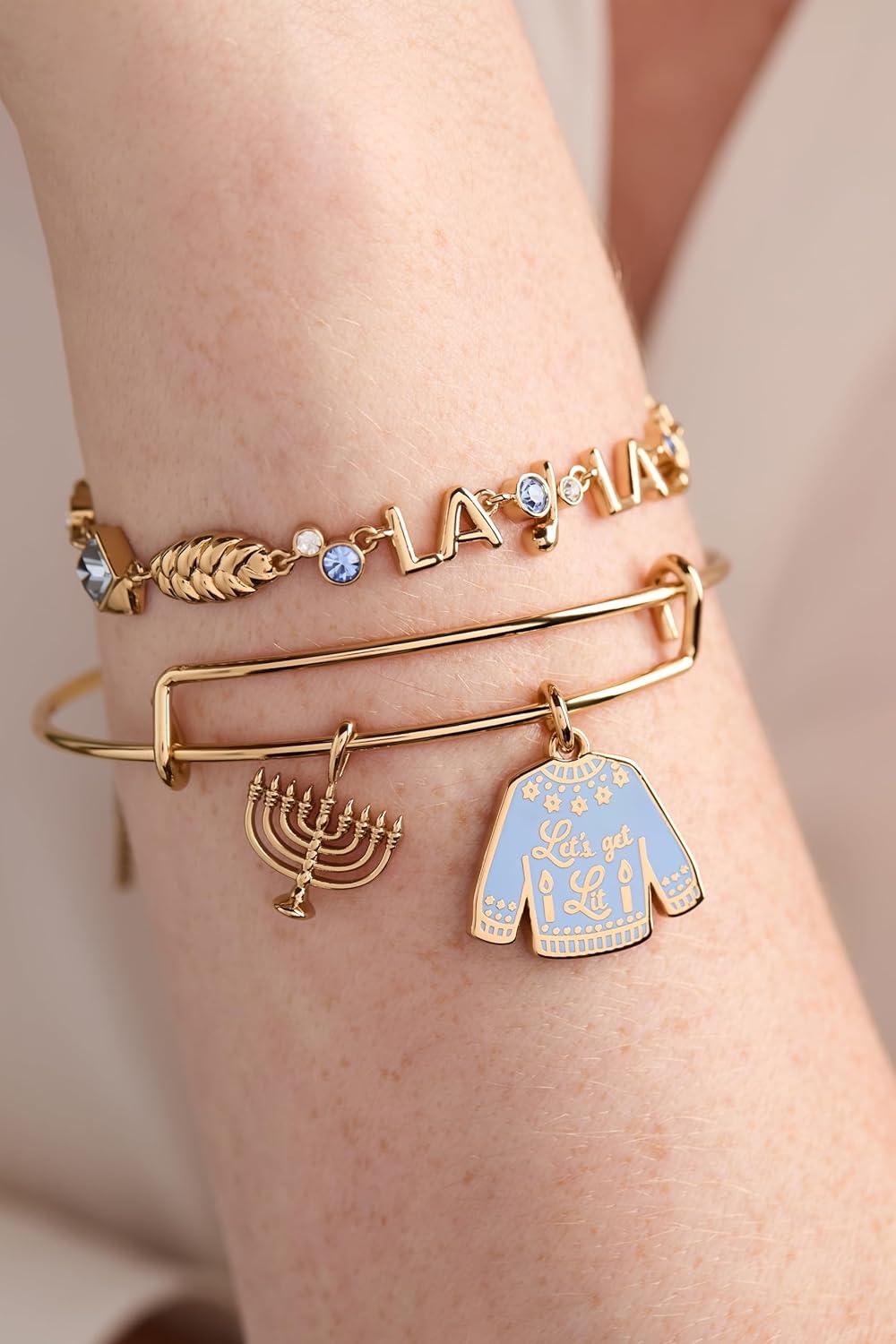 imageAlex and Ani Hannukah JewelryHanukkah Lets get Lit Ugly Sweater Bangle