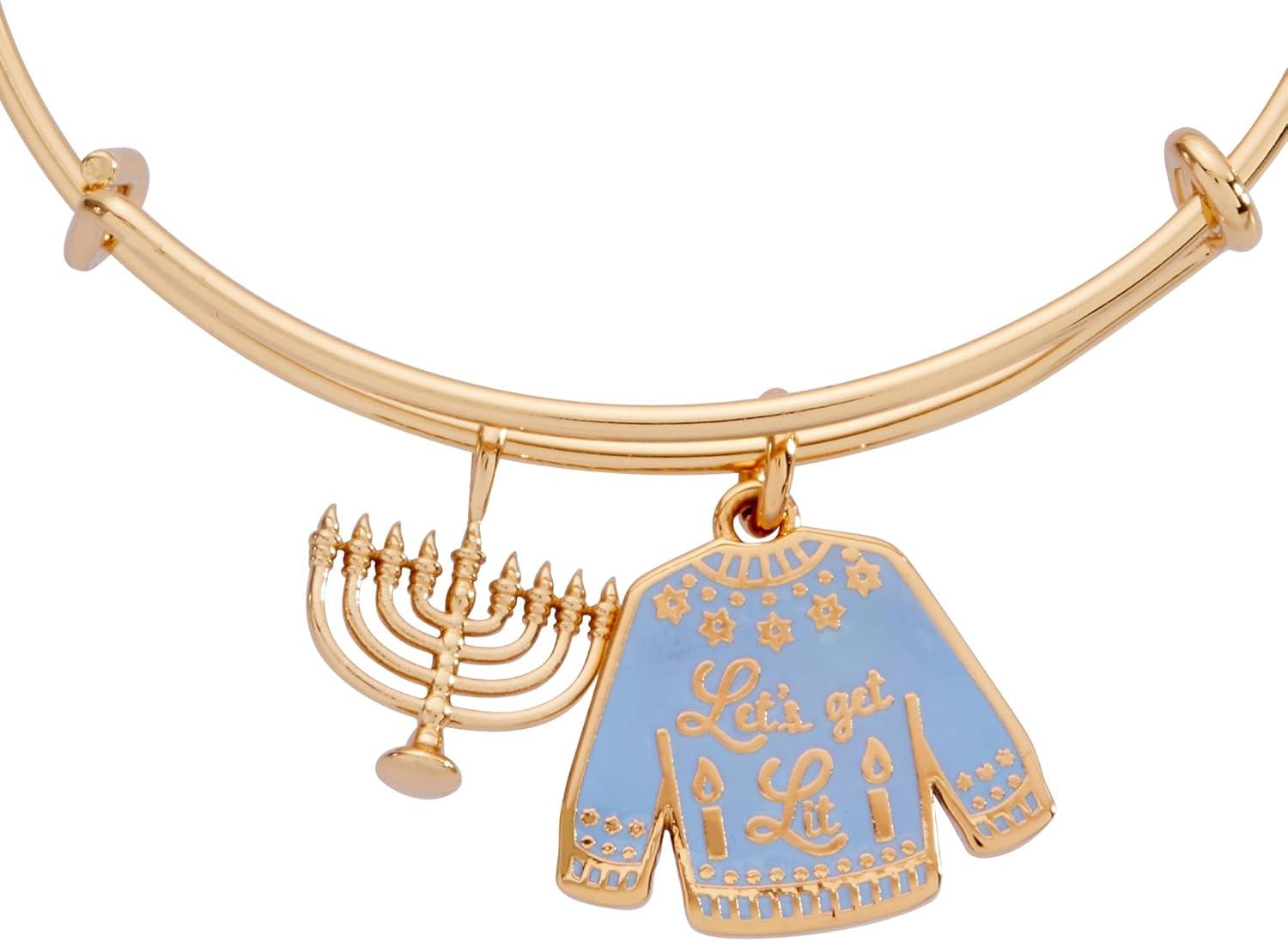 imageAlex and Ani Hannukah JewelryHanukkah Lets get Lit Ugly Sweater Bangle